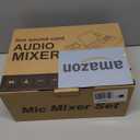 Podcast Microphone Bundle with Live Sound Card Audio Mixer, Podcast Equipment Bundle with 3.5mm BM800 Microphone for Pc/Youtube Live Streaming Singing Gaming, Sound Board with Voice Changer, Denoise