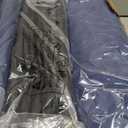 42x42 Inch Puppy Playpen with Cover, Dog Playpen for Puppies or Small Dogs, Pet Fence for Indoor & Outdoor, Sturdy Safety DogPen with Thickened Fabric, High-Strength Nylon Wire Mesh, Blue