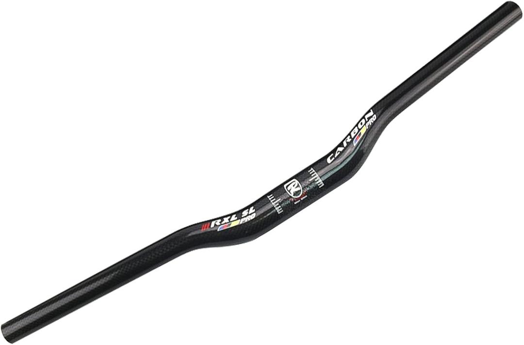 Comfort Mountain Bike Handlebars MTB Carbon Handlebar Handle Bars for Mountain Bikes 31.8 Full Carbon Fiber 680-760mm Riser/Flat Bars (Riser 760mm)