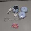 Clay Bead Spinner, Electric Bead Spinner for Jewelry Making, Bracelet Spinner and Necklace Making Machine with Bead Needles and Thread, Seed Bead Spinner, Clay Bead Bracelet Spinner (Blue), (No Beads)