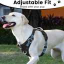 No Pull Dog Harness, Reflective Puppy Vest for  Dog(Black,L)