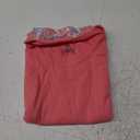 PNAEONG 1 Pack Women's Cotton Pajama Sets Short Sleeve Sleepwear Tops with Capri Pants Summer Loungewear Pj Sets XXL Pink