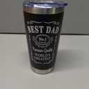 Winzsox Gifts for Dad Birthday, Christmas, Fathers Day - Dad Birthday Gift, Best Dad Ever Gifts, Gift Ideas for Dads from Daughter, Son - 20oz Insulated Mug Cup Tumbler, Stainless Steel