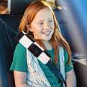 7 x Gatuida 2 Pcs Decorate Comfortable Seats Strap Covers Pads Shoulder Strap Shoulder Strap Cushion Checkered Belt Cover Protector Car Seats Strap Cover Soft Seat