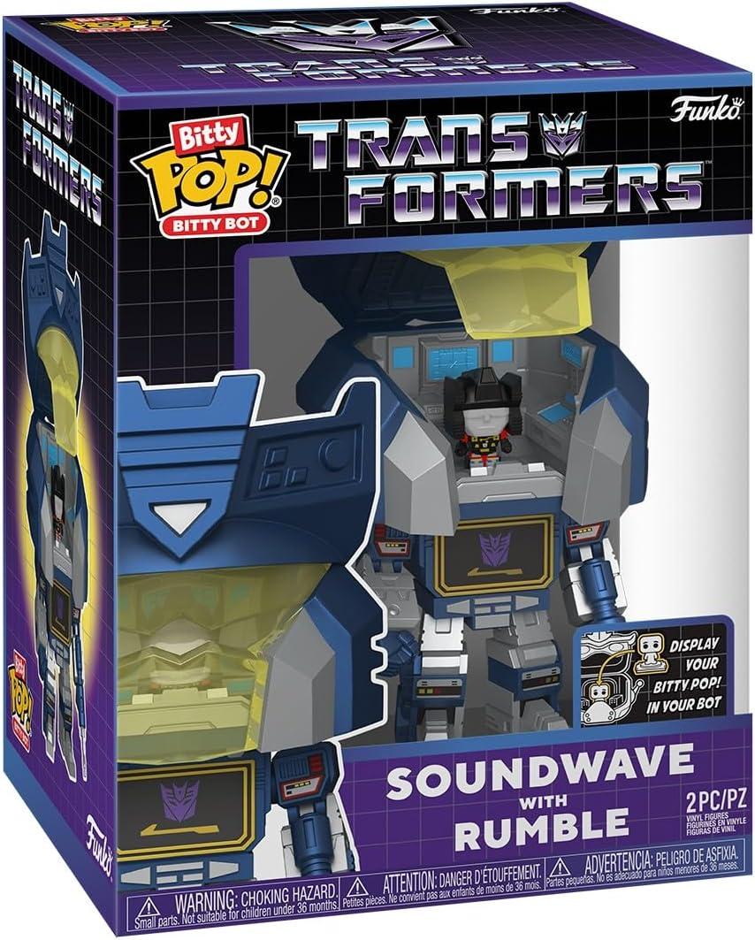 Funko Pop! Bitty Bots: Transformers - Soundwave with Rumble