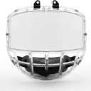 GY Hockey Full Shield Visor Junior Ice Hockey Helmet Full Face Protection Visor Youth Anti-Scratch/Anti-Fog (Clear Blue)