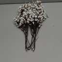 JAKY-Global Babys Breath Fabric Cloth Artificial Flowers 6 Bundle European Fake Silk Plants Decor Wedding Party Decoration Bouquets Real Touch DIY Home Garden(White)