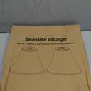 Bell Lamp Shades Set of 2, 6"Top x 13"Bottom x 10"High, Beige Shade Replacement for Table Lamps, Floor Lamps, Fabric Natural Linen Hand Crafted(Spider Fitter), Harp Holders Included, Assembly Required