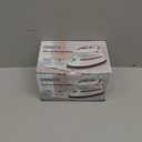 BEAUTURAL Mini Travel Steam Iron for Clothes with Dual Voltage, Temperature Control, Non-Stick Soleplate and Cord Storage, Ideal for Sewing, Quilting and Handcraft (White)