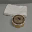 Zonon 100 Pieces Glassine Wax Paper Bag Cookie Bags Gourmet Bags, 100 Pieces Thank You Label Stickers and 263 Feet Jute Rope for Party Favors, Candy Cookie Chocolate