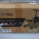 BlessReach Knee Scooter for Adults for Foot Injuries, Dual Braking System
