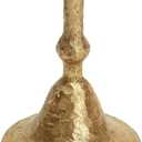 NIKKY HOME Gold Taper Candle Holders Set of 3, Vintage Decorative Resin Candlesticks Centerpieces Decor for Dining Room Table Wedding Party Mantle Fireplace