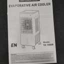 Turbine Fan for Bedroom, Silent Air Cooling Fans with Visible Water Tank, Cooling Fan 4 in 1 Air Supply System for Home