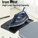 Ironing Board Full Size, 4313 Folding Ironing Boards, Height Adjustable & Space-Saving Wide Iron Board with Heat-Resistant Cover, Thick Pad & Heavy Duty Iron Table, for Laundry Room Clothes, Gray