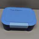 Leakproof Lunch Box  3-Compartment Bento Box, Cooler Pack & Adjustable Divider, Extra Large & BPA-Free  Dishwasher Safe, Ideal for On-the-Go Meals, Navy & Blue