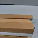 Yutianli Peel and Stick Wall Baseboard Molding Trim 6-Pack of 39.5"x 3.2" Oak PVC Wall Base Moulding Trim Self Adhesive Ceiling Molding Trim
