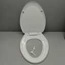 American Standard 5503A00B.020 Slow Elongated Closed Front Toilet Seat, White