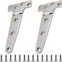 316 Stainless Steel T Hinges Marine Grade Heavy Duty Boat Hatch Hinge Casting Cabinet Hardware Door Hinge with Screws