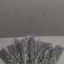 TURNMEON 20 Bundles Artificial Lavender Flowers for Outdoors, UV Resistant Fake Plants Artificial Plastic Faux Plants for Home Window Box Planter Porch Gardens Cemetery Summer Decor(Gray Purple)