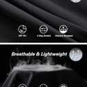 KPSUN Women's Swim Skirt with Pockets Tummy Control Bathing Suit Bottoms High Waisted Stretchy Athletic Swimsuit Skirts 2025 (Medium, Black)