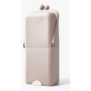 APT 1101 Makeup Brush Holder Travel Cosmetic Bag with Suction Base, Portable Cosmetic Organizer for Travel & Home, Organizer for Brushes, Beauty Tools & Accessories (Oatmeal)