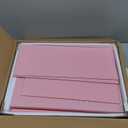 Nightstand,Modern Bedside Table with Storage Drawer and Open Wood Shelf, for Living Room, Bedroom and Small Spaces, Accent Night Stand with Solid Wood Legs, Easy Assembly,Classic Pink