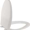 Toilet Seats Elongated, Quiet-Close Lid, Safe PP Material Seat, Easy Installation & Release with Hardware