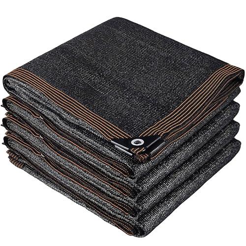 Winemana 70% Black Shade Cloth, 12 x 12 FT Durable Mesh Tarp with Grommets, Resistant Garden Sun Shade Netting with Taped Edge for Plant Cover, Greenhouse, Patio, Tomatoes, Chicken Coop, Barn Kennel