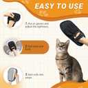 2 x Bifeaw Pet Hair Removal Glove - Adjustable Magic Brush Pet Hair - Dog Cat Hair Remover