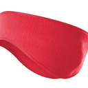 Winter Fleece Ear Warmers Headband Ear Muffs for Men Women Kids, Ear Covers for Cold Weather Ski Running Cycling Work (Red)