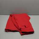 ELLEVEN Women's Y2K Wide Leg Sweatpants - High Elastic Waist Baggy Pants with Pockets & Adjustable Ankle Drawstring Cuffs (Medium, Red)