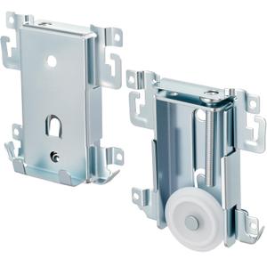 Therwen 2 Pcs 1-7/16 Inch Sliding Mirror Closet Door Roller Assembly Closet Door Wheels Steel-Framed Bottom Roller Replacement for Mirror Wardrobe