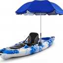 Hsei Kayak Sunshade Umbrella with Adjustable Clip Kayak Shade Canopy UV Protective Adjustable Umbrella with Universal Clamp Boat Canoe Sun Shade for Kayaking Canoeing Fishing Sunburn Protection