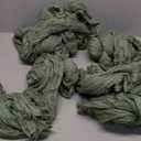 6 Pack Sage Green Table Runner 10ft Boho Gauze Fabric Cheesecloth Table Runner 35 x 120 Inch Rustic Sheer Runner for Wedding Centerpiece Decor Baby Shower Party Table Decorations