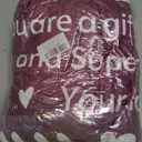 I Love You Mom Blanket for Mom, Valentines Gifts for Mom from Daughter Son, Birthday Gifts for Women Who Has Everything, Blanket Gift for Her, I Love You Mom Throw Blanket 60""50"", Burgundy