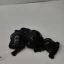 OUKENS Kids/Youth Knee Pads Elbow Pads Wrist Guards Set for 5-16 Years, Child Protective Gear Set for Roller Skates, Cycling, BMX Bike, Skateboard, Scooter Riding Sports (Black)