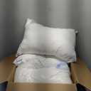 Pillows Standard Size Set of 4 Hotel Collection Bed Pillow for Sleeping Pillows 4 Pack for Back, Stomach or Side Sleepers Soft and Supportive Washable Pillows for Bedroom (Standard(Pack of 4), White)