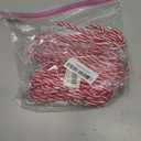 50 Pcs Christmas Candy Canes 5.9 inch Plastic Christmas Tree Hanging Ornaments Twisted Red White Crutch Candy Canes for Xmas Home Indoor Outdoor Party Decoration (red White)