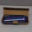 CANDWAX 10 inch Tapered Candles  Set of 12 Dripless Unscented Candlesticks  Perfect for Dinner and Decor Use  Dark Blue