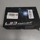 Fit For Honda Pilot 2003-2005 Headlight Bulbs, 9003/H4 High/Low Beam and H3 Fog Bulbs Combo Light Bulbs with Fan, Plug and Play, 6000K Cool White, 500% Super Bright, IP68, Pack of 4