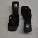 SM New York Womens Shoes, Black, 9L & 8R Sizes