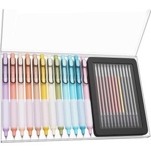 Mr. Pen- Retractable Gel Pens, 12 Pack, Colorful Ink Gel Pens with Case and 12 Refills, Gel Pen Fine Point 0.5mm
