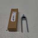 Tecmolog Faucet Aerator Key and Removal Tool Carbon Steel Cache Aerator Wrench for 21mm-28mm Faucet Aerator, Brushed Nickel, SBA031