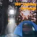 Collapsible Portable LED Camping Lantern XTAUTO Lightweight Waterproof Solar USB Rechargeable LED Flashlight Survival Kits for Indoor Outdoor Home Emergency Light Power Outages Hiking Hurricane 3-Pack