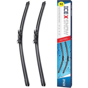 26"+26" Windshield Wiper Blades Fit for Ford Fusion 2020 2019 2018 2017 2016 2015 2014 2013 Audi Q7 03/06-08/15 Original Equipment Replacment Wiper Blades Set(Pack of 2) Pinch Tab