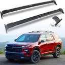 260lbs Roof Rack Cross Bars Fit for 2022-2026 Chevrolet Traverse, Easy Install & Disassemble Roof Rail Crossbars, All Aluminum Rooftop Accessories for Bike Kayak Skis Cargo Canoe