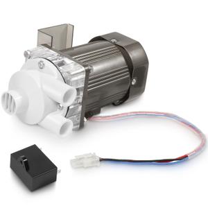S-0731 Water Pump for Hoshizaki, Ice Machine Motor Assembly with Mounting Plate, 14-Inch Cable, and Factory Plug