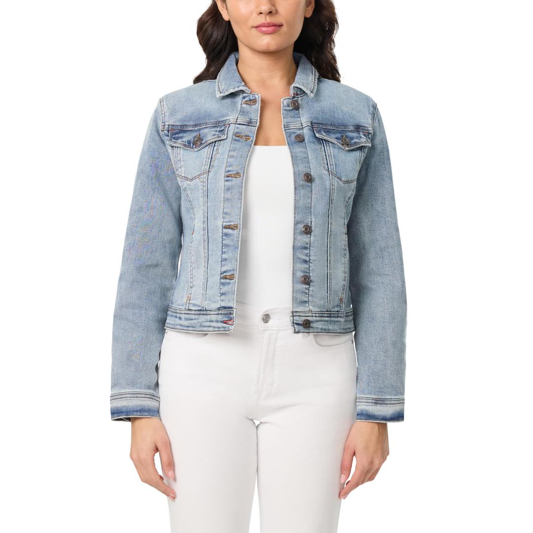 kensie Jeans for Women Forever Denim Outerwear Jacket, Lora, Medium