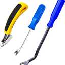 3Pcs Heavy Duty Upholstery and Construction Staple Remover with Tack Puller Tool, Nail Puller, Carpet Remover, for Removing All Kinds of Staples
