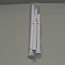 White Tension Curtain Rod for Windows 28 to 48 inch Adjustable Expandable Pressure Spring Curtain Rod No Drilling Curtain Rod for Bedroom Doorway Closet Door 3Pcs